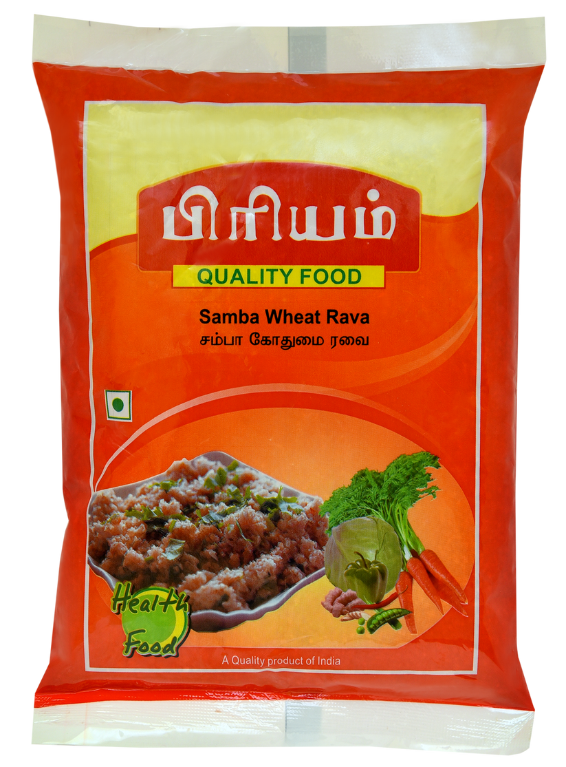 Samba Wheat Rava, 500g – Priyam Foods